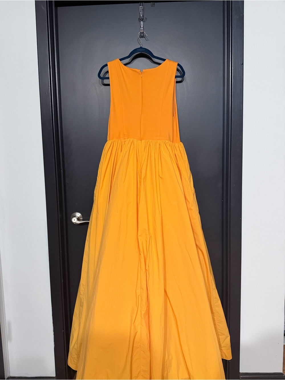 Anthropologie Vibrant Orange Maxi Dress - Picture 9 of 9